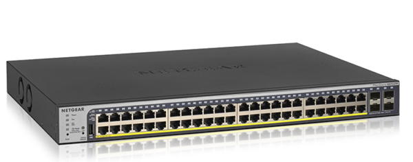 Netgear GS752TPv3 52 Port Gigabit Ethernet Smart Managed PoE Switch