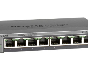 Netgear GS108E 8-Port Gigabit Smart Managed Plus Switch