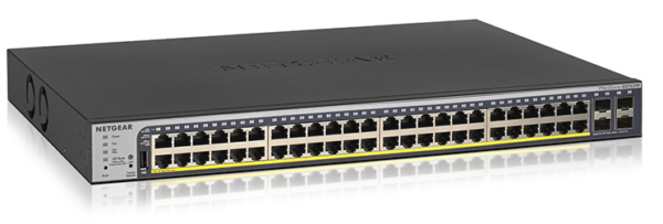 Netgear GS752TPv3 52 Port Gigabit Ethernet Smart Managed PoE Switch - Image 2